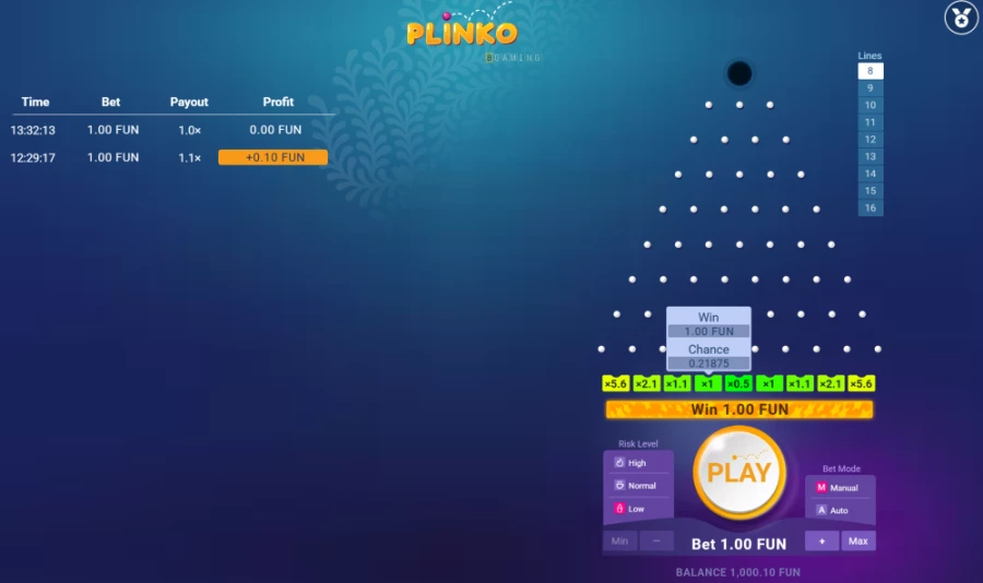 Plinko free